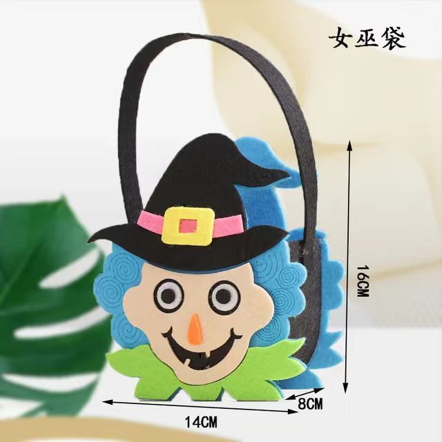 メーカー現物ハロウィーン子供がフェルトキャンディー袋カボチャ呪術師の祝日パーティーフェルトバッグを責める|undefined