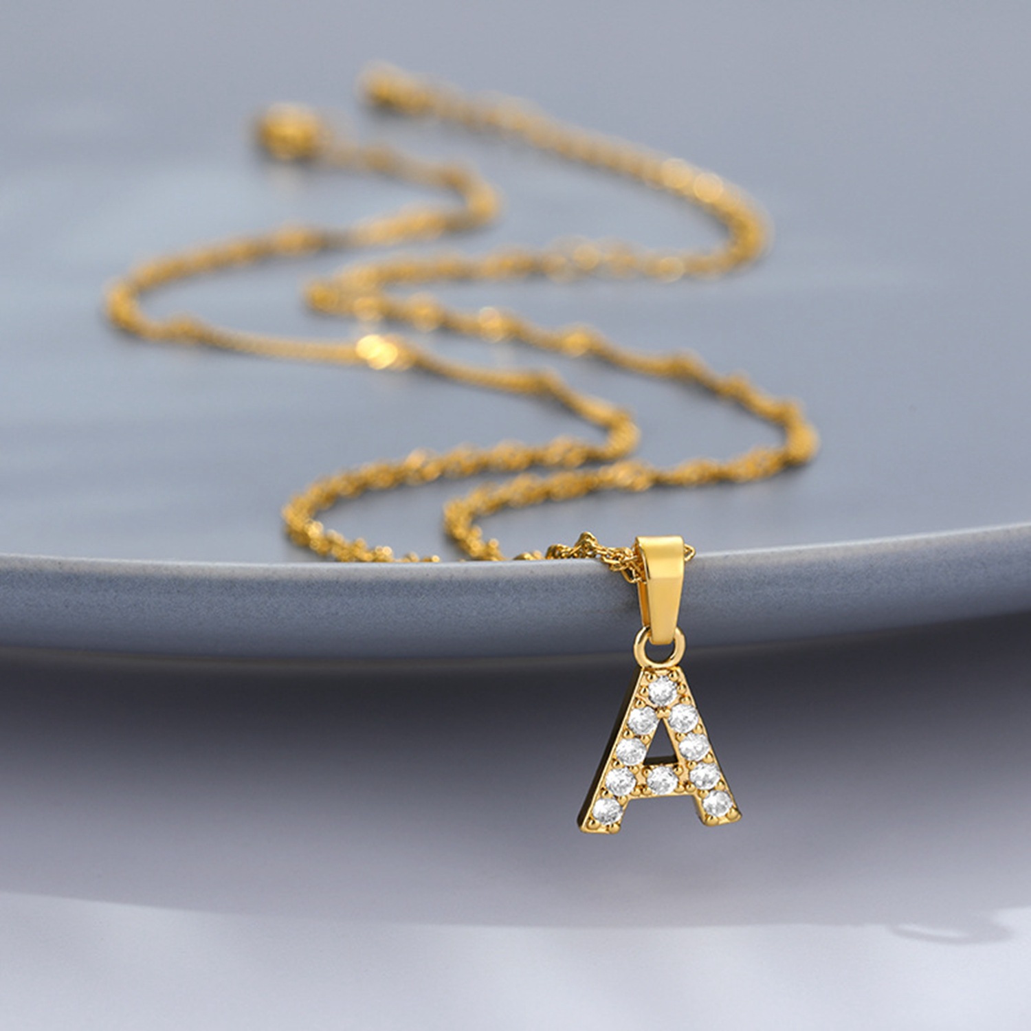 Women's Gender Real Gold Plated Constellation 304 Stainless Steel Simple Style Classic Style Waterproof Non Tarnish 304 Stainless Steel Pendant Necklace