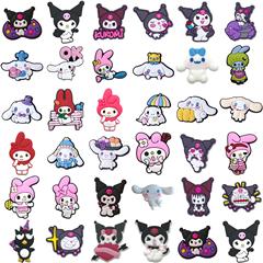 Hole shoe accessories Sanrio theme shoe buckle hole shoe detachable shoe decoration PVC droplet shoe flower shoe flower shoe decoration