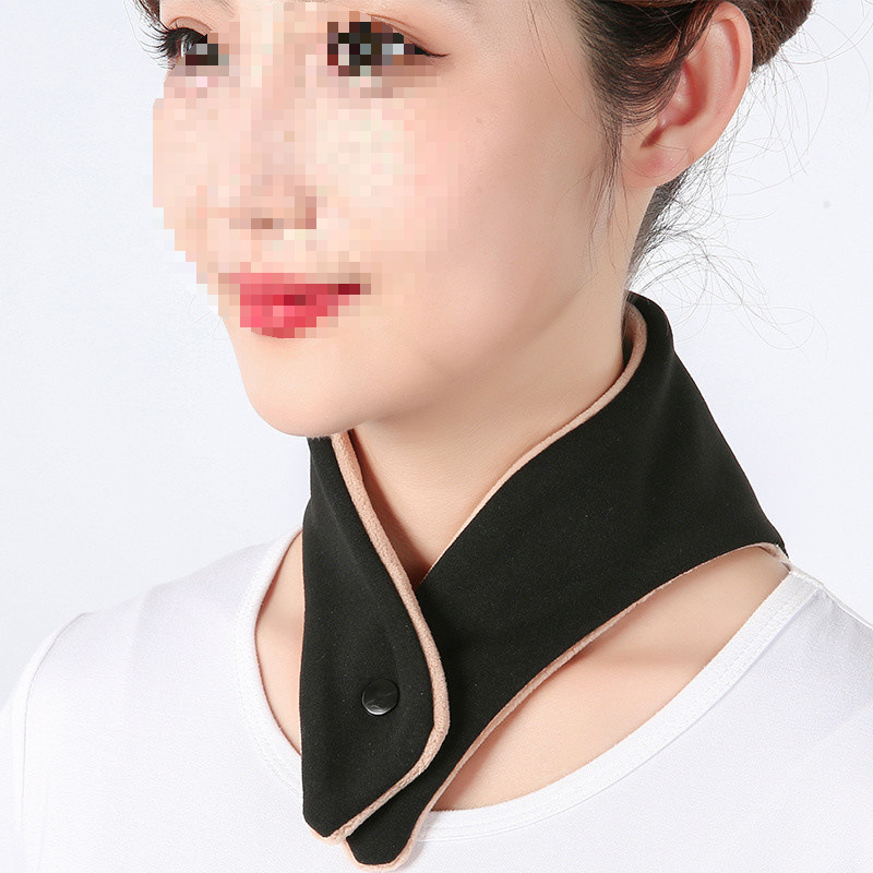가을과 겨울 플러스 벨벳 두꺼워진 경추 보호 목도리 남녀 에어컨 방한 목도리 따뜻한 목 커버