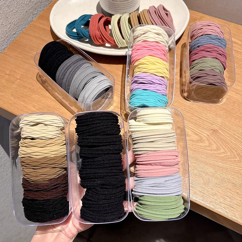 alta elasticidad sin costura correa de correa para mujer cabeza de pelo anillo de pelo toque de pelo no dañando el cabello sin marcas de cabello toque de pelo