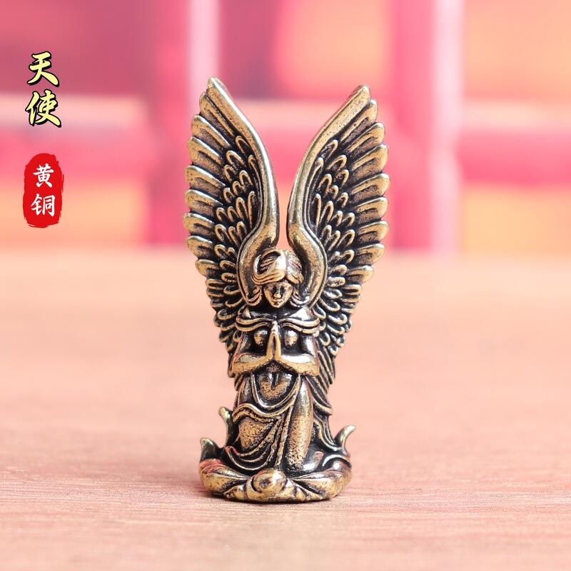 Pure Brass Goddess Angel Guardian Angel Retro Old Objects Home Decoration Desktop Tea Pet Crafts Copper Ornaments Pure Brass Goddess Angel Guardian Angel Retro Old Objects Home Decoration Desktop Tea Pet Crafts Copper Ornaments
