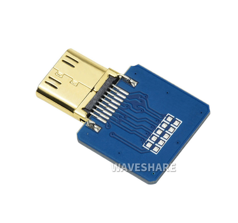 Mini HDTV公端母插 DIY HDTV转接线 水平版Mini HDTV转接头