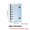 Clear Blue A7 Double Buckle Binder