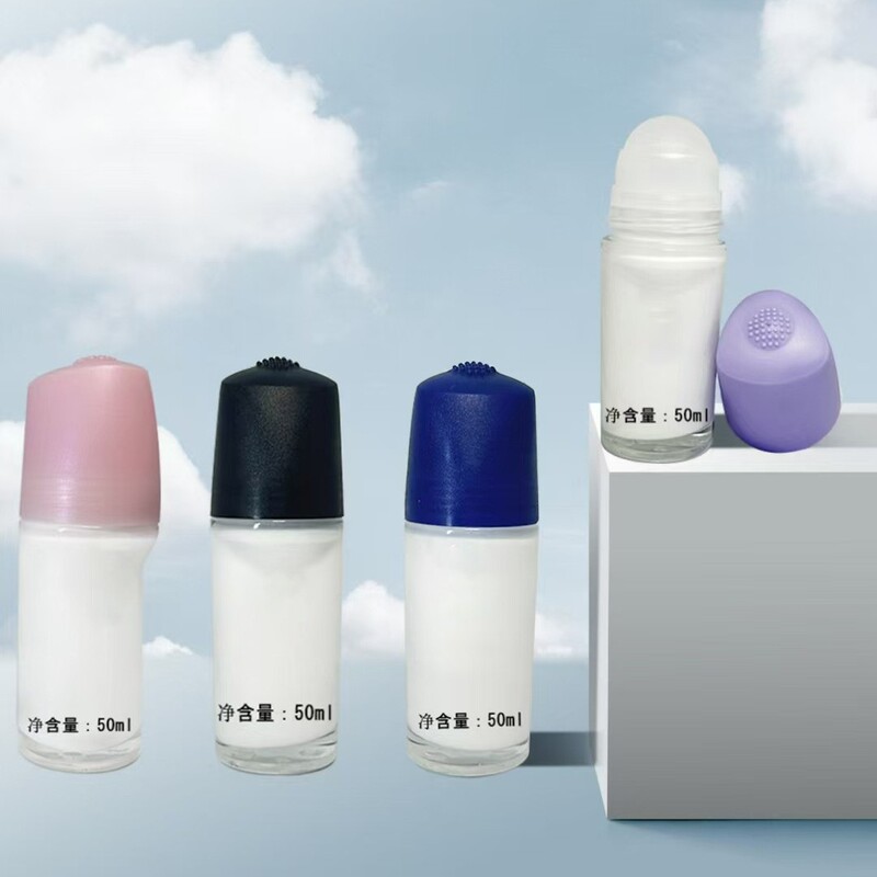 工場在庫 30ml50ml ローリングボールガラス空ボトルローリングボールボトルローリングマッサージオイル透明ローリングボールボトル包装|undefined