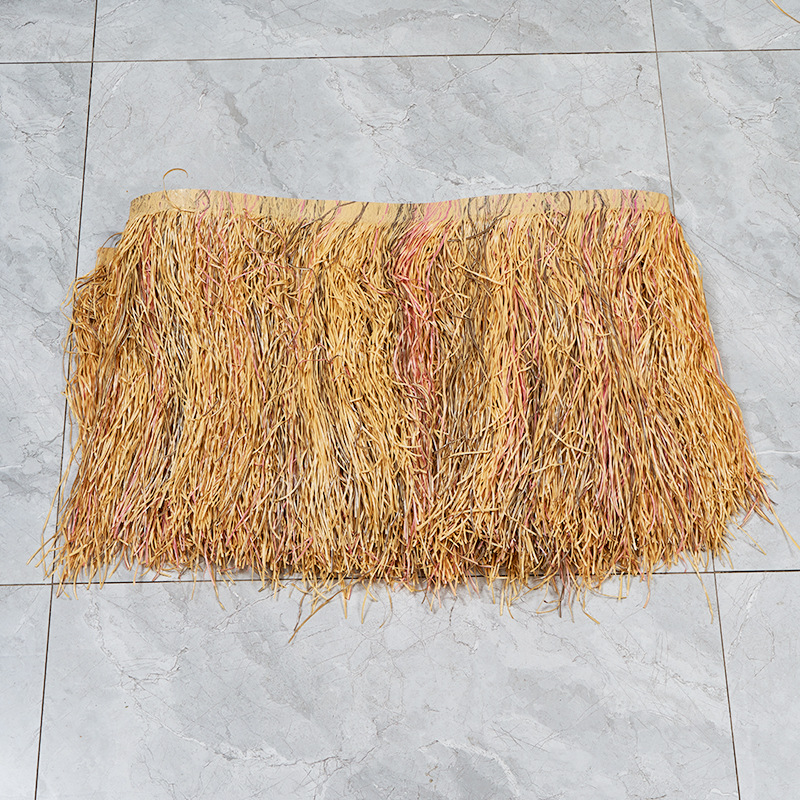 Тонкий листовой ледяной шелк, имитирующий солому, смешанный цвет【1m * 0.5m】