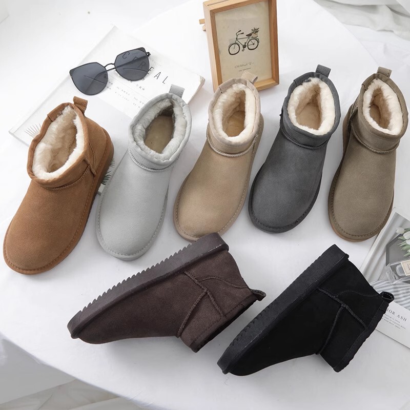 Mini Snow Boots for Women 2025 New Winter Fleece-Lined Warm Non-Slip Short Slip-On Loafers Student Trendy Mini Snow Boots for Women 2025 New Winter Fleece-Lined Warm Non-Slip Short Slip-On Loafers Student Trendy