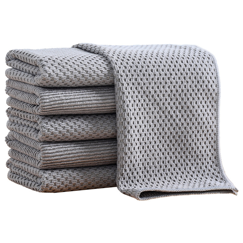 Toallas de doble cara para lavar platos absorción de agua, secado rápido y no fácil de caer el pelo, toallas de limpieza de cocina