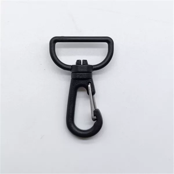 Pet Collar Buckle 20mm Backpack Outdoor Hanging Strap Swivel Hook Buckle Plastic Iron Wire Connection Buckle
