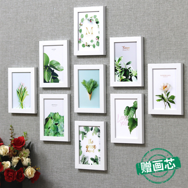 Creative Living Room Photo Wall Decorative Photo Frame Wall European Style Modern Photo Frame Wall Combination Punch-free Flower Photo Wall Creative Living Room Photo Wall Decorative Photo Frame Wall European Style Modern Photo Frame Wall Combination Punch-free Flower Photo Wall