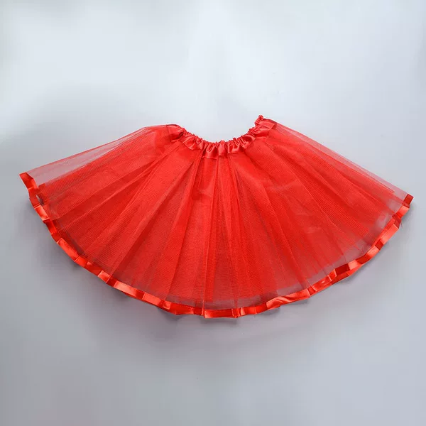 Children's Dance gauze skirt American net skirt children's performance ballet girl's half-length soft yarn Princess three-layer pettiskirt