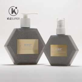 六边棱角造型空瓶300ml瓶子护发精油150ml沐浴露瓶护肤乳液瓶