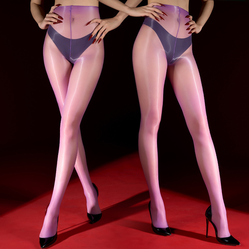 Little Red Matchmaker 640 Needle "Jue Xian" High-Density Seamless High-Waist Invisible One-Line Crotch Aurora Stockings Glossy Pantyhose