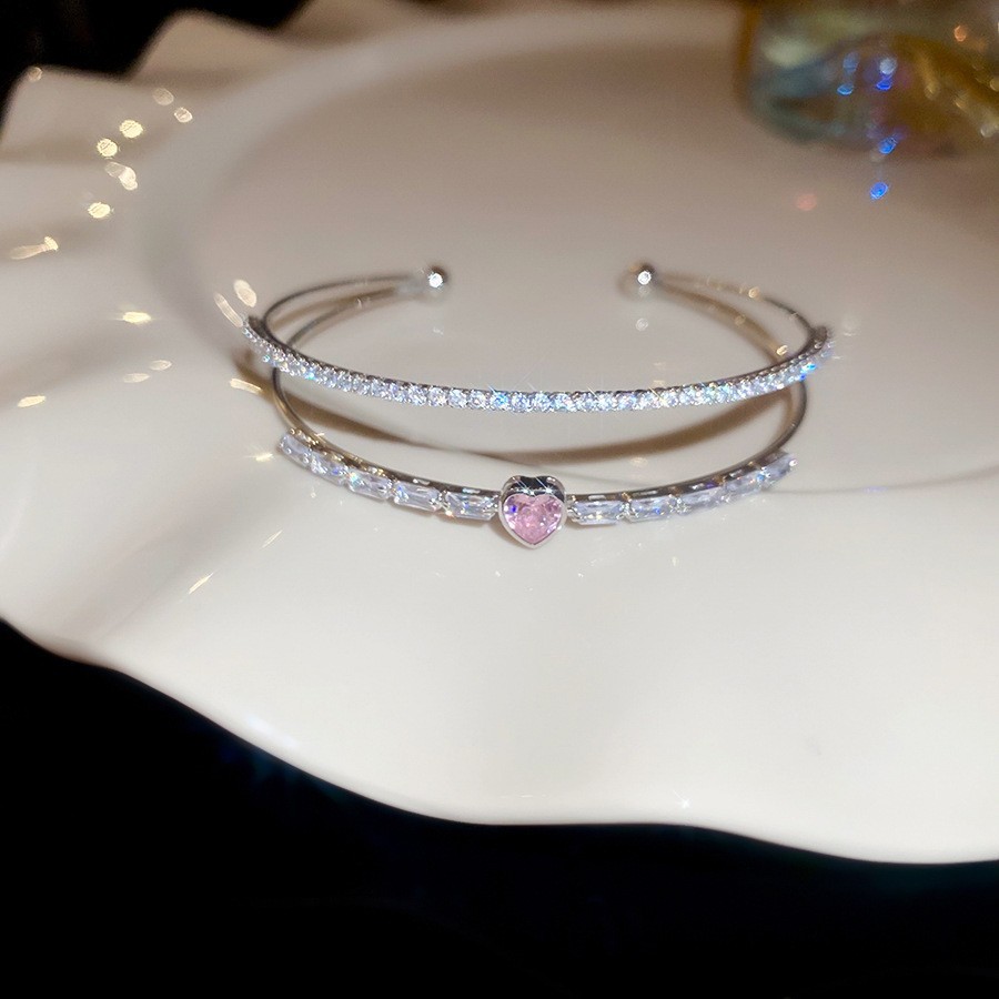 Pulsera elástica de diamantes de múltiples capas con perla artificial ins pulsera de moda exquisita pulsera de alta gama hermosa transfronteriza