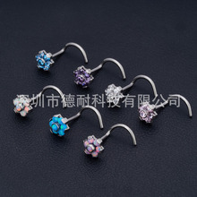 G23�ѺϽ���Ƕ�ʯ��Opal���䴩�����ι���ֱ��5�ֱ��������Ʒ