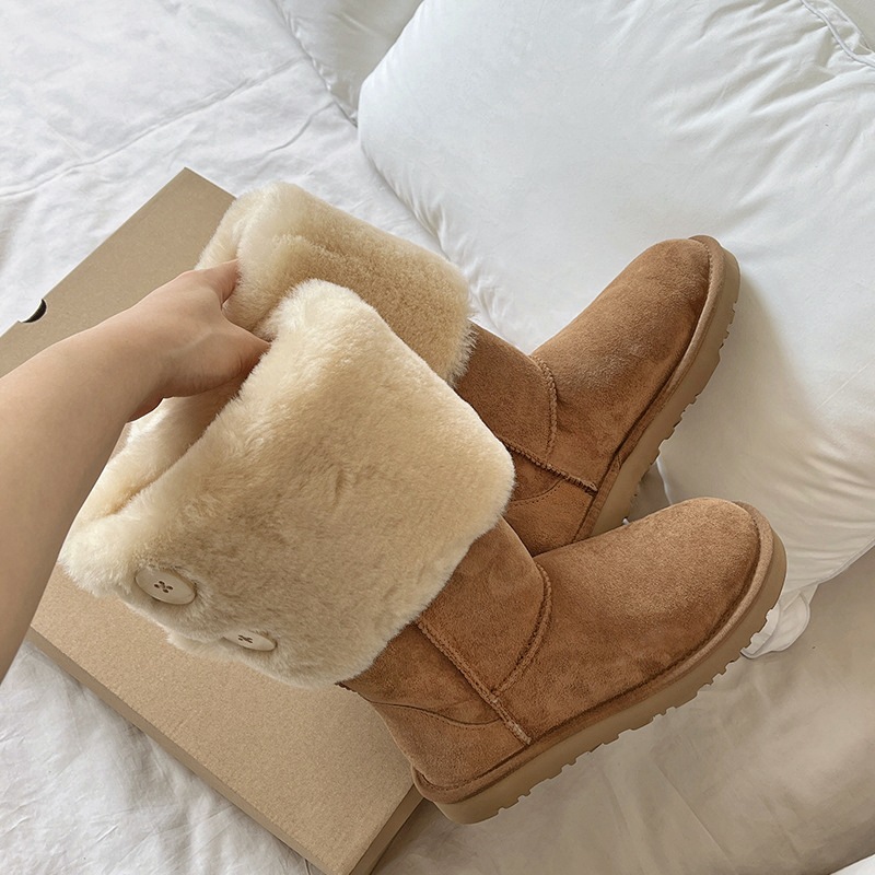 Winter thick-soled high-top snow boots for women