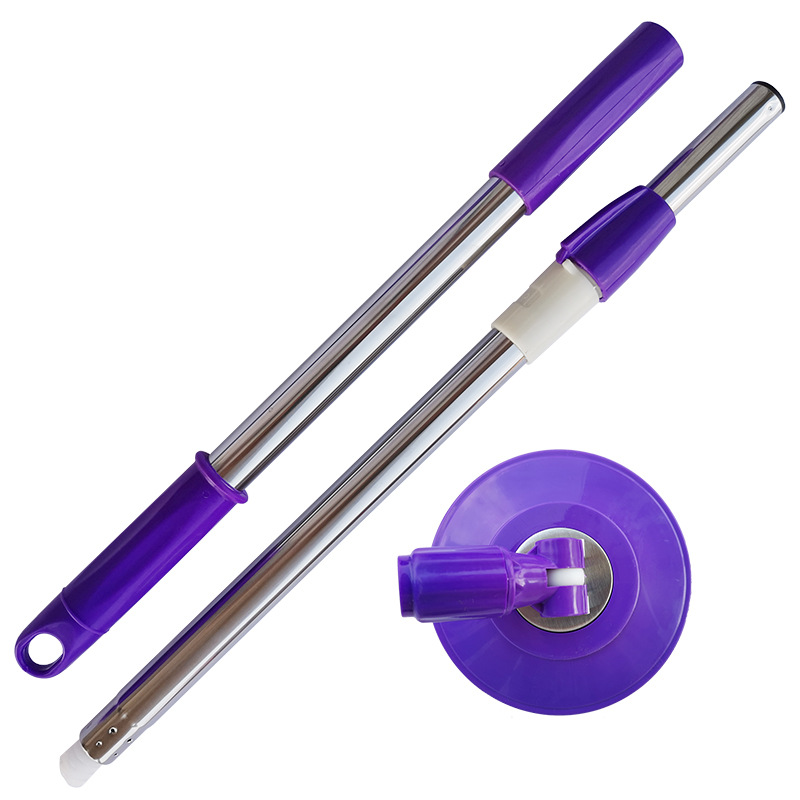 Suministro directo de fábrica al por mayor accesorios de varilla de fregona giratoria tubería de acero inoxidable fregona telescópica reforzada en negrita varilla a prueba de explosiones