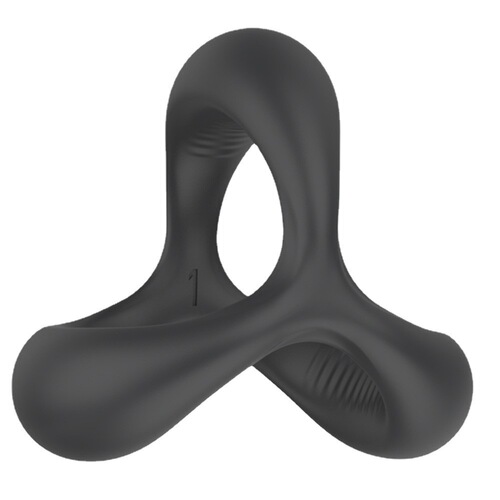 Shande s298-2 male wearables silicone lock ring for men JJ double set ring for fun cross-border shock