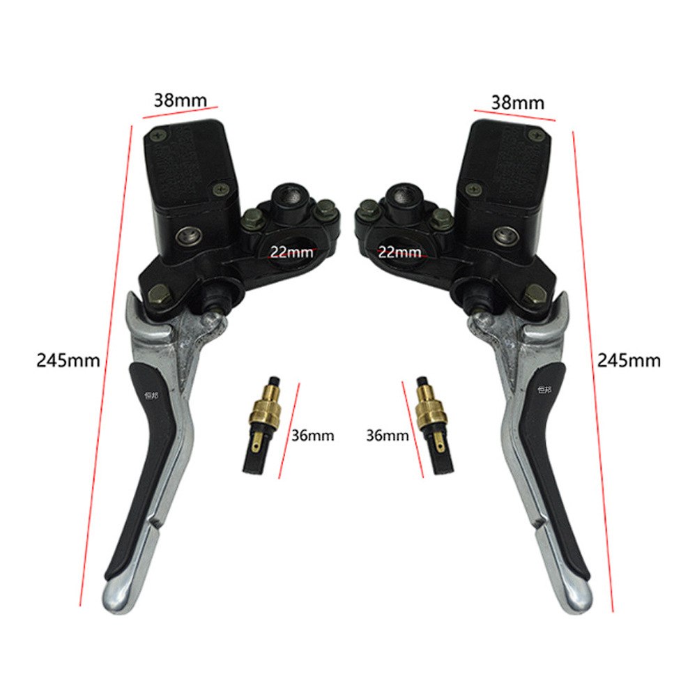 Motorcycle handlebar brake master cylinder, clutch lever, brake pump, handle for Yamaha Aerox YQ50 MBK Nitro