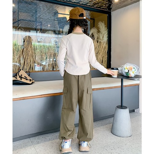 Men's and Girls' Fashion Irregular Long-Sleeve T-Shirts for Spring and Autumn, Comfortable Base Layer or Outerwear