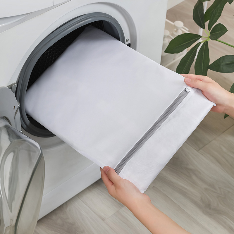 現代簡約洗衣袋細網洗衣機專用袋家用加厚圓柱丸子形衣物洗護袋