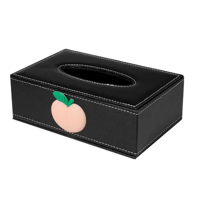 Cute, Goddess Style, High-End, Car tissue box/set - peach-comes-with-anti-slip-mat-suitable-for-about-300-paper-towels