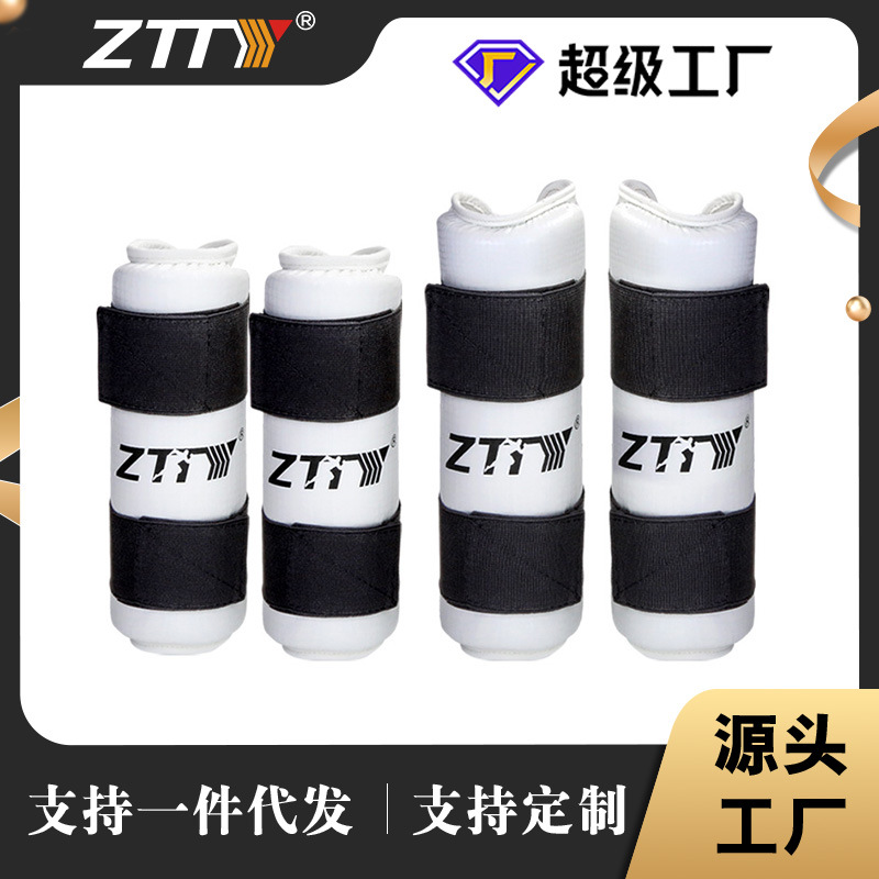 Protectores de piernas, brazos y codos de Taekwondo ZTTY al por mayor para adultos y niños, equipo de protección deportivo profesional para entrenamiento de Taekwondo image 1