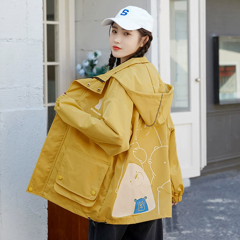 Tide, jacket, spring autumn trench coat for students, 2023 collection, Korean style