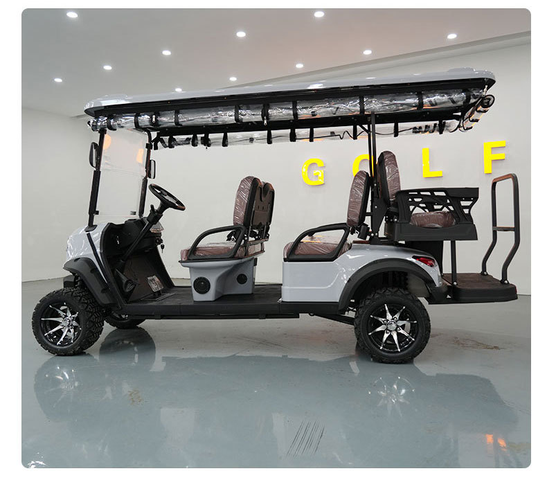 Golf Carts for Export: 2-Seater, 4-Seater, 6-Seater, 8-Seater Electric Golf Carts for Tourist Attractions, Amusement Parks, and Private Properties