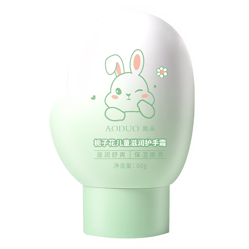 Aodo Gardenia Flower Kids Hand Cream Hidratación, Humidificación, Luz, No Adhesivo, Protección de la Piel, Hand Cream