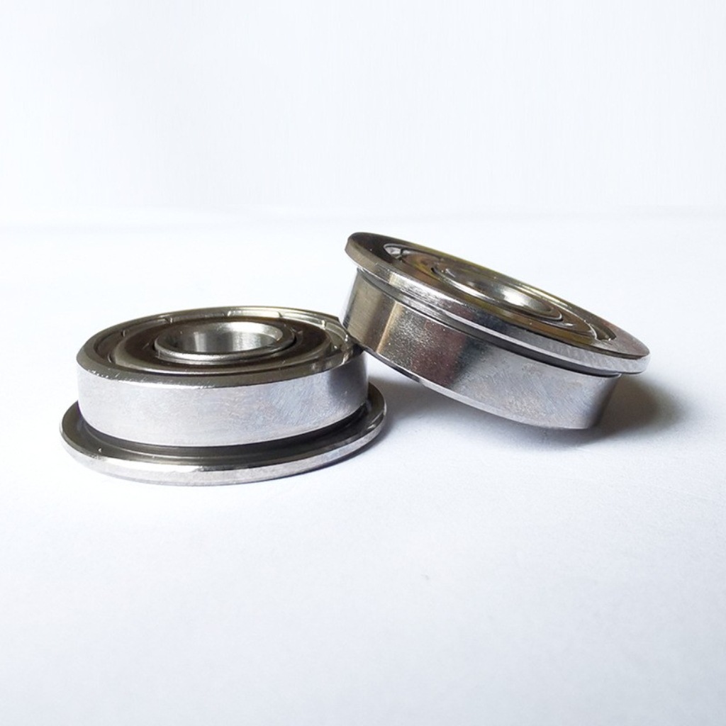 F608ZZ法兰微型轴承生产厂家带挡边打印机轮滑专用轴承