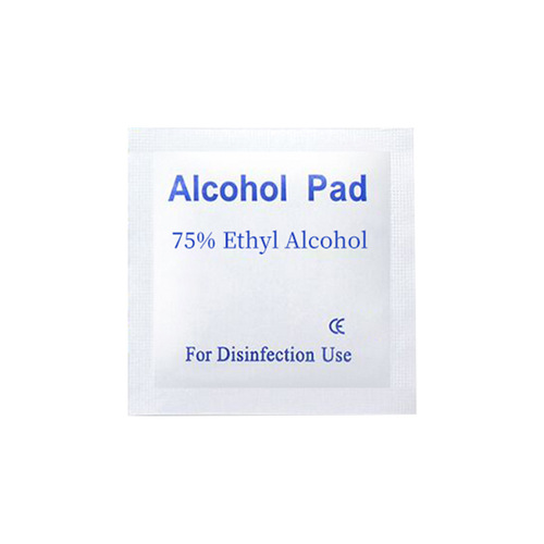 Disposable alcohol disinfectant wipes 75% alcohol cotton wrapped cotton pads for adults and students portable cleaning glasses wholesale