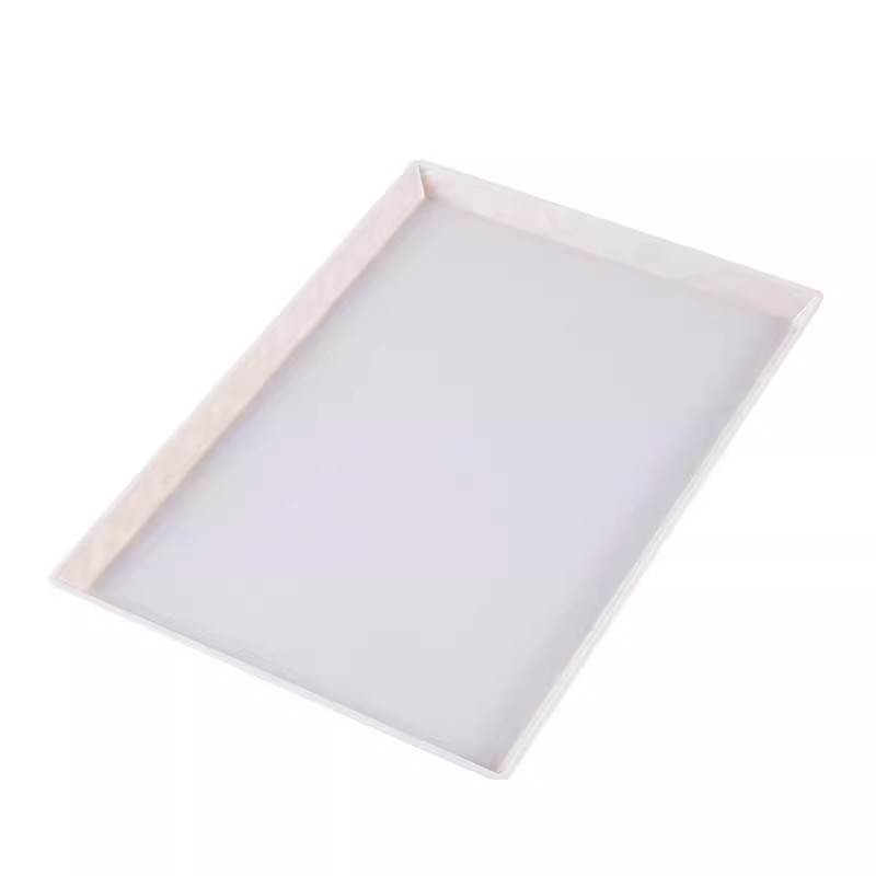 bandeja rectangular sala de estar hogar lujo ligero salón de belleza de alta calidad acrílico nueva mesa de té taza de agua mesa de té