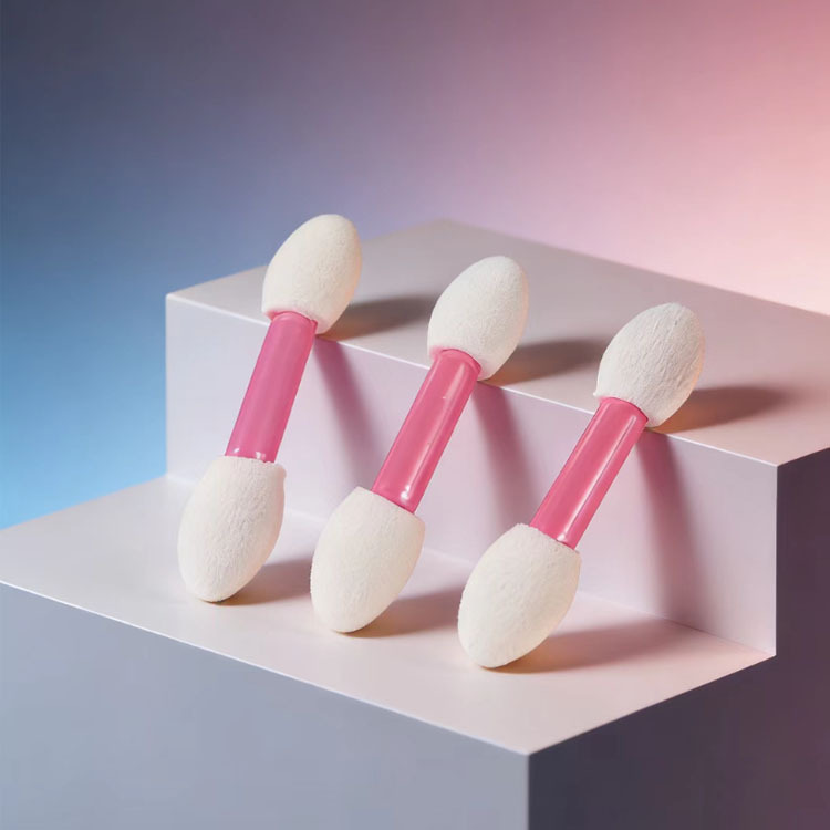 双头海绵眼影刷 一次性便携眼影棒刷 软弹晕染 美妆工具厂家批发