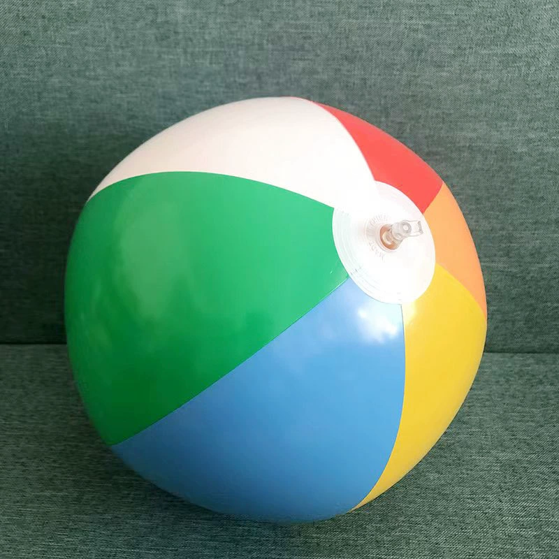 Оптовая продажа на складе 16 дюймов надувной цветной шар 6 цветов пляжный мяч ПВХ рекламный мяч трава земля бассейн водяной шар надувной шар