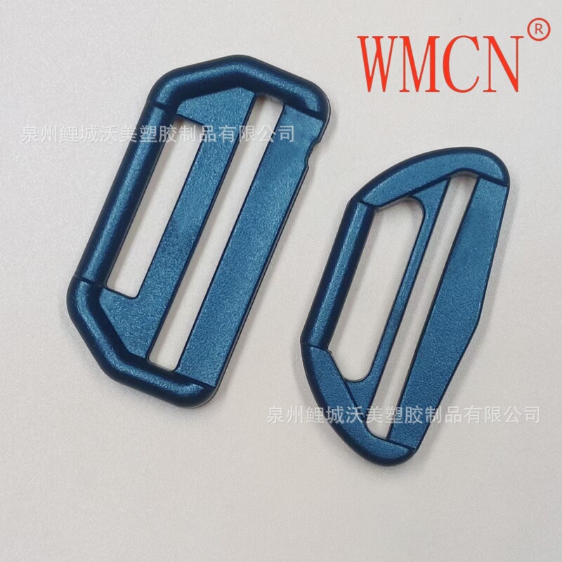 Backpack and Handbag D-Shaped Buckle Accessories, D-Shaped Buckle, Eco-Friendly Double-Mouthed Integrated Webbing Adjustment D Buckle, Plastic L-Shaped Buckle