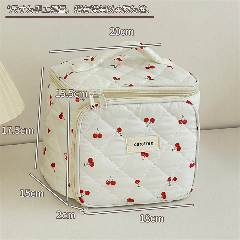 2025 nuevo estilo para llevar bolsa de cosméticos de partición portátil bolsa de almacenamiento portátil impermeable de gran capacidad bolsa de lavado