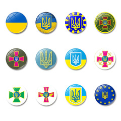 Wholesale Ukraine Time Gem Magnetic Fridge Magnet Creative Souvenir Crystal Glass Fridge Magnet 25MM