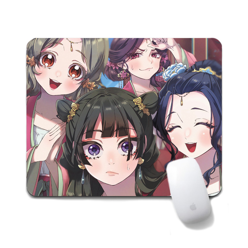 2D Anime Peripheral the Apothecary Diaries Non-Slip Mouse Pad for Office and Gaming 20X24Cm