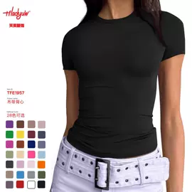 时尚休闲套装;女士家居服;女式T恤