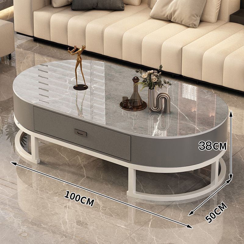 화산재 조리대 + 화이트 프레임 그레이 소프트백