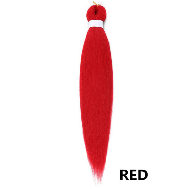 Fijo de baja temperatura de agua caliente FR Easy Braid Fibra química Trenza sucia Multicolor Negro Pechón suave y esponjoso