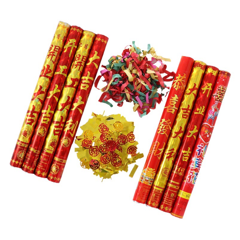 Pistola de regalo de mano tubo de ceremonia de boda Ceremonia de Apertura de boda pétalo de boda tubo de pulverización de lluvia suministros de celebración