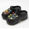 Seven-color shoe buckle-black