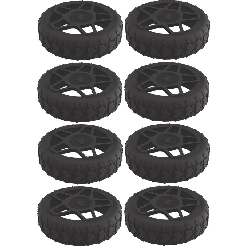 Caster shoesスーツケースホイールシリコン保護カバー耐摩耗性全包スーツケースホイールシリコン保護カバー