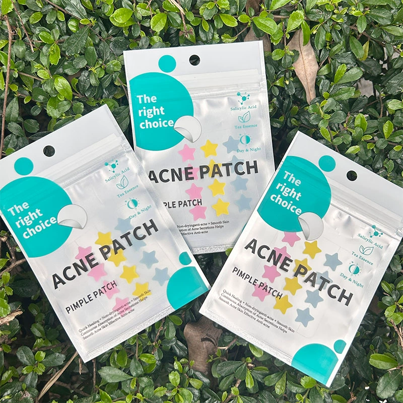 Гидроколлоидные пластыри от прыщей Star: Водостойкие, ночные, для комбинированной кожи, с эффектом маскировки и восстановления, безопасные для кожи, против акне