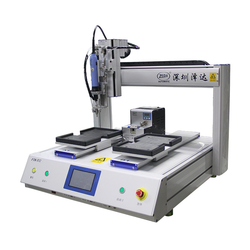 FTR-T12双Y单Z全自动锁平台 深圳泽达 定做非标定制 拧螺丝平台机