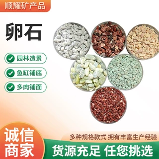 景观水洗石胶粘洗米石庭院铺路花盆造景用卵石颜色鹅卵石景观石料