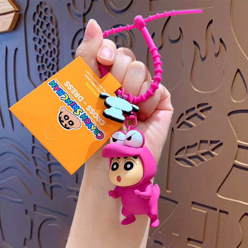 Crayons, keychain, crocodile