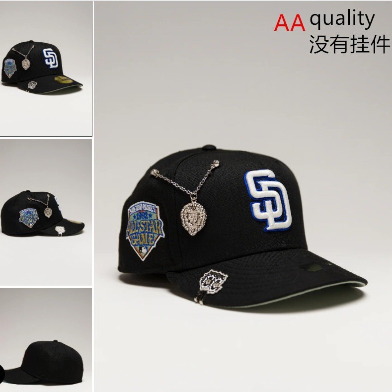 Comercio exterior transfronterizo al por mayor 2026 AA gorra de boca de pato bordado tridimensional ajustable gorra de hip-hop Yankees Dodgers